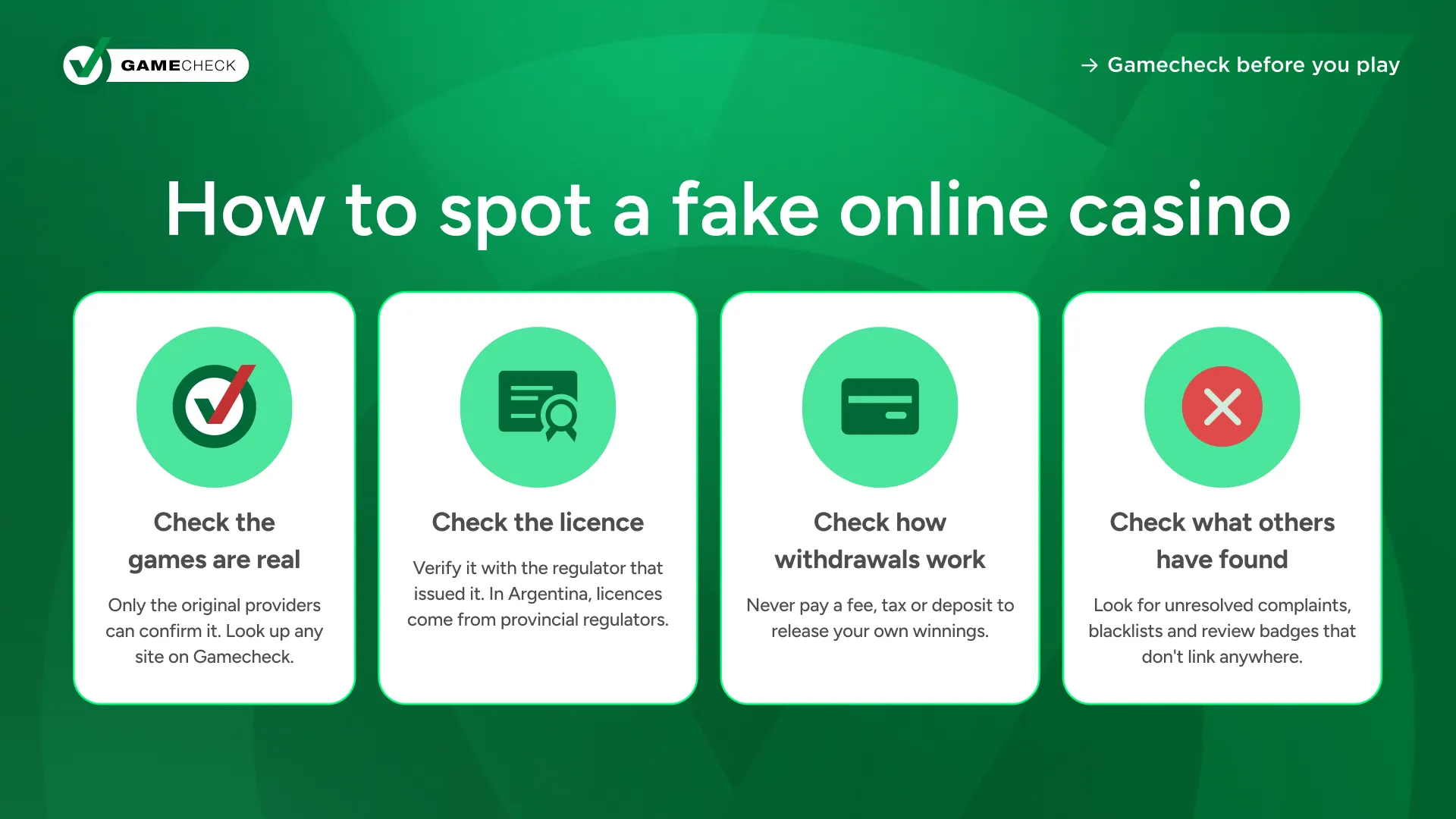 Come riconoscere un casinò online falso