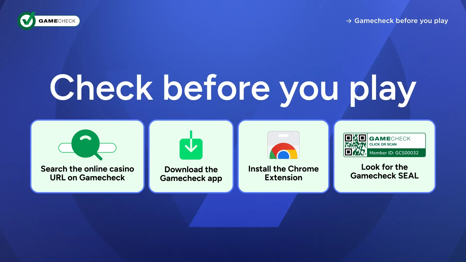 Tjek før du spiller