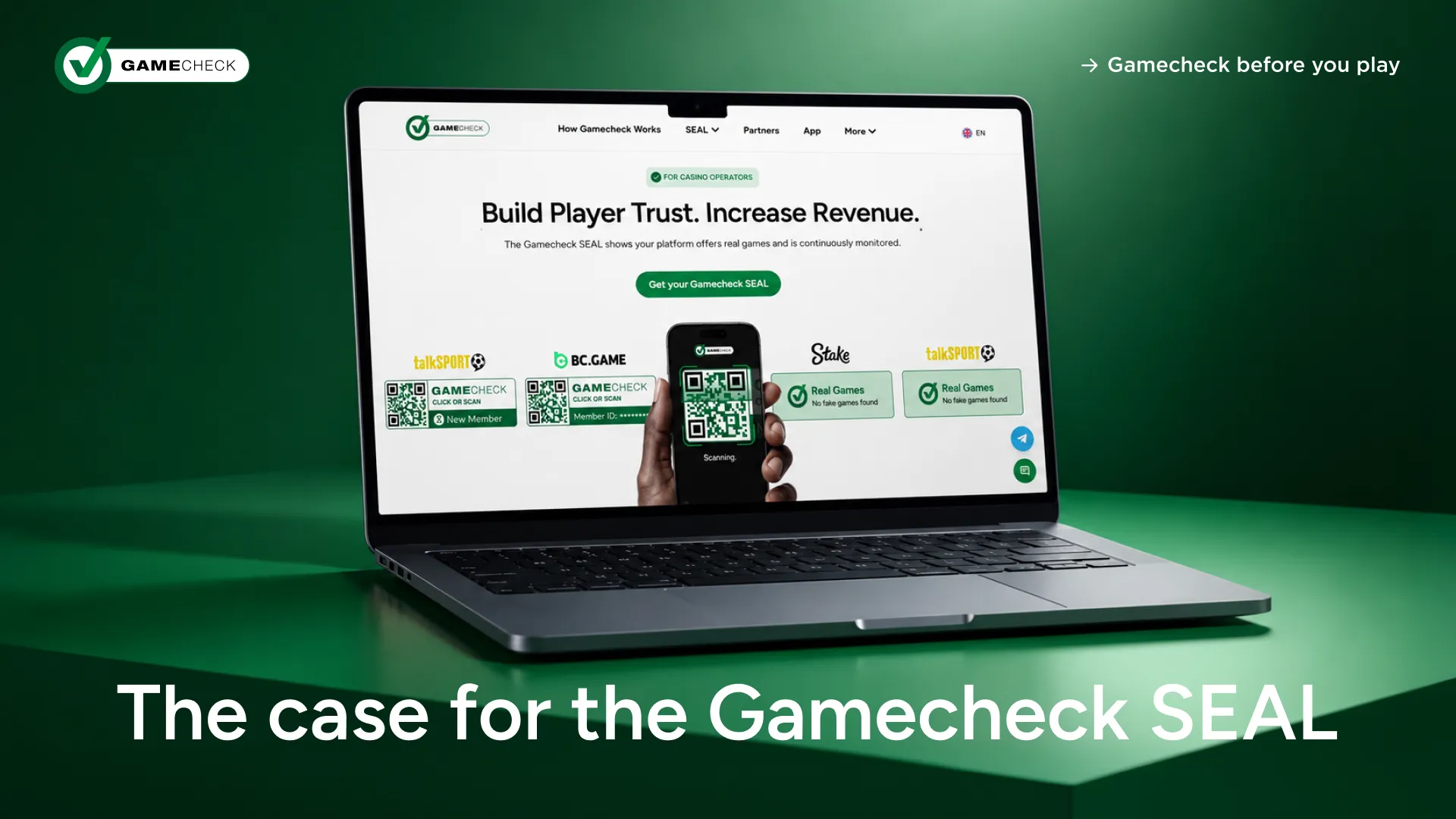 Argumentet for Gamecheck SEAL