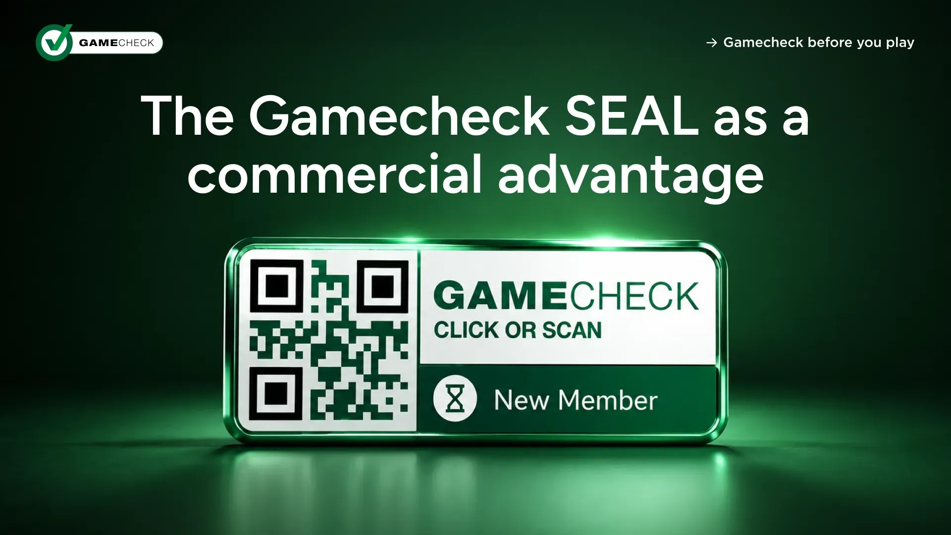 Gamecheck-förseglingen som en kommersiell fördel