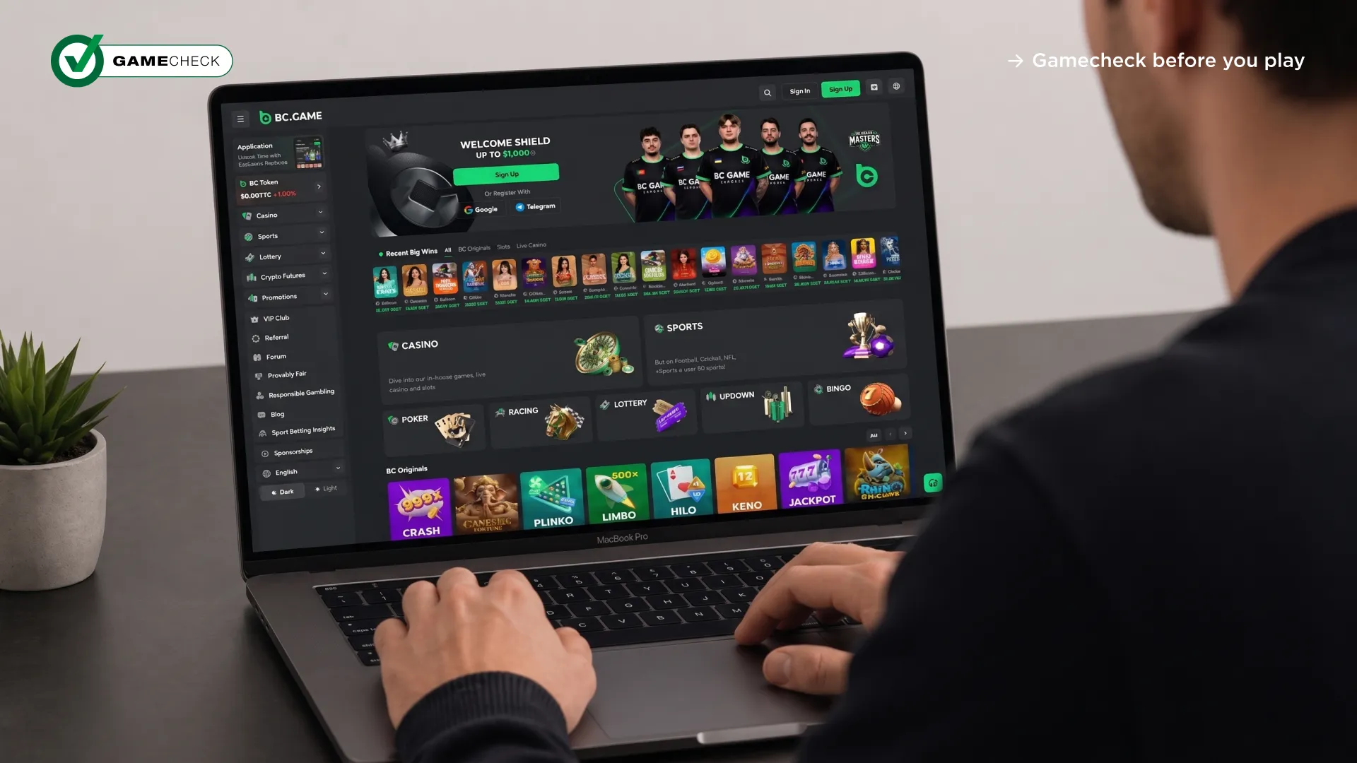 How the online casino game chain works