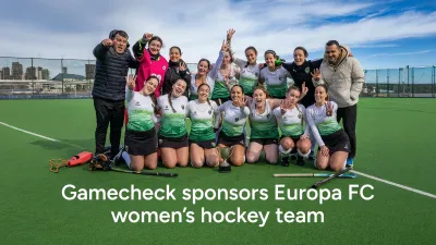 Gamecheck sponsors Europa FC women’s hockey team