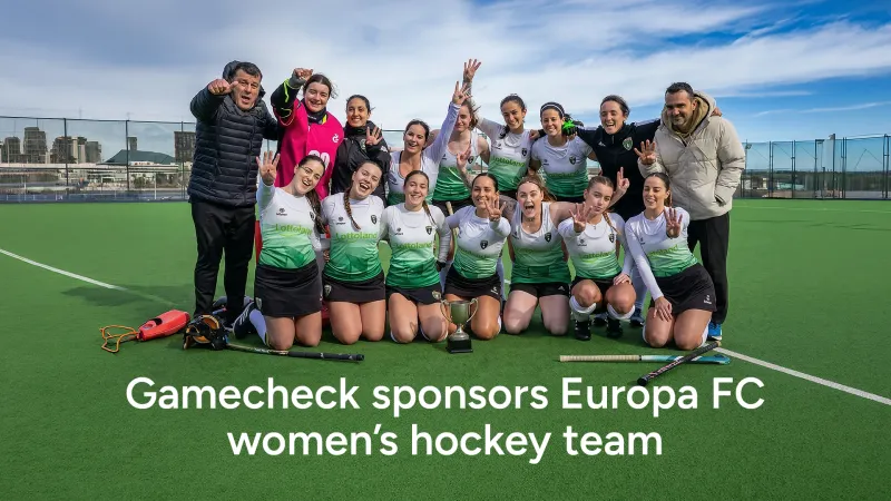 Gamecheck sponsors Europa FC women’s hockey team
