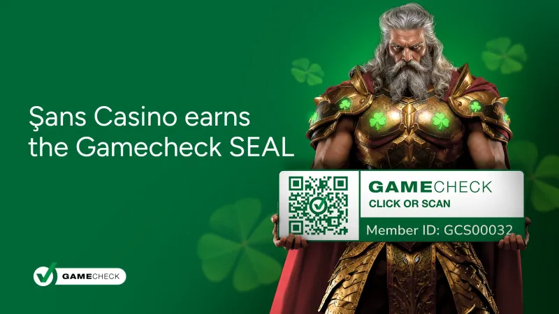 Şans Casino earns the Gamecheck SEAL