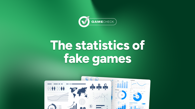 The statistics of fake games