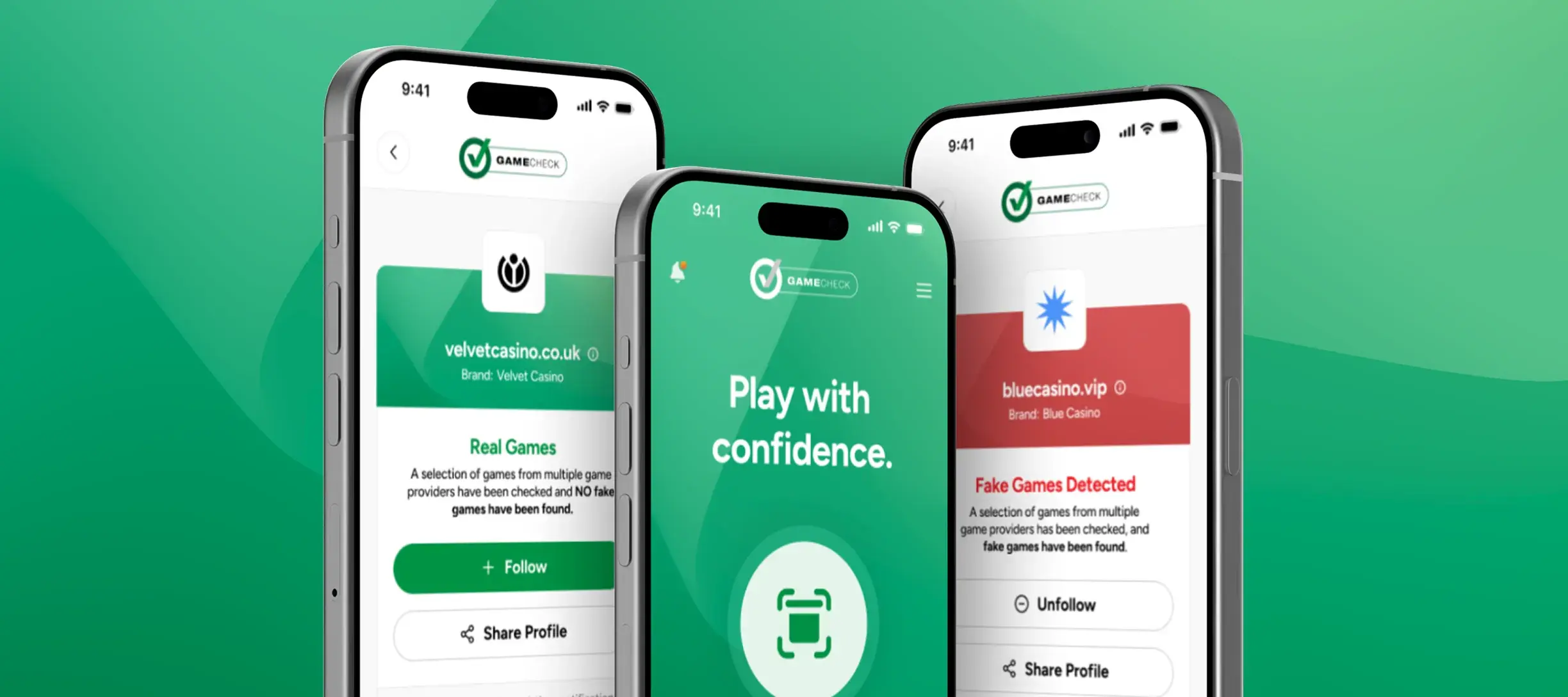 Gamecheck app Preview